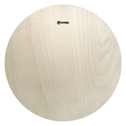 Trekell Unprimed Round Wood Panel - 1/2" Baltic Birch Circle for Painting