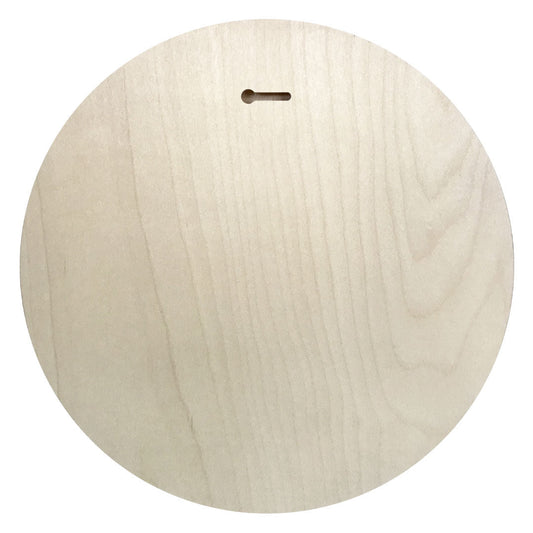 Trekell Unprimed Round Wood Panel - 1/2" Baltic Birch Circle for Painting
