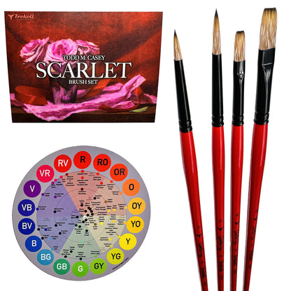 Todd M. Casey Scarlet Brush Set by Trekell